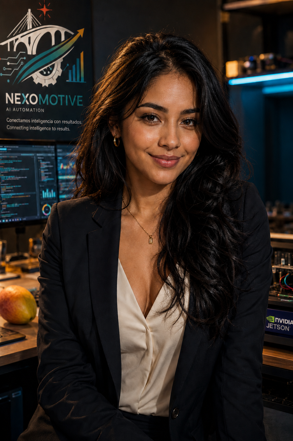 Sentha, NexoMotive's fictional AI assistant